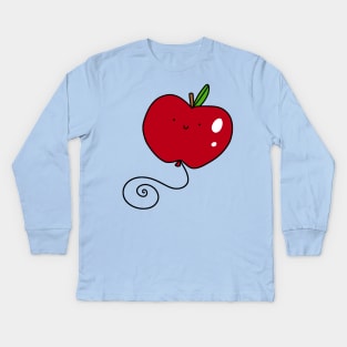 Apple Balloon Kids Long Sleeve T-Shirt